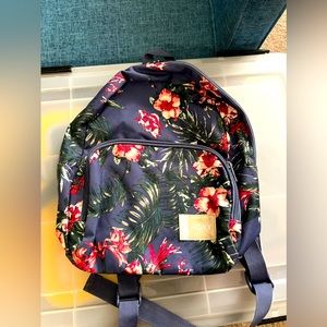 Roxy mini backpack blue & red‎ floral